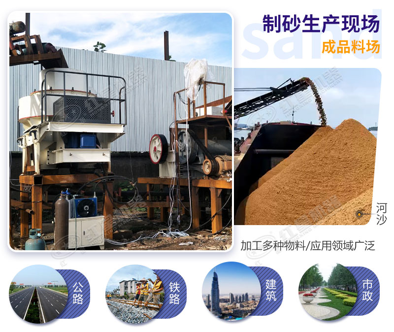 制砂生產(chǎn)線成品質(zhì)量高、效益高