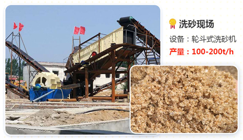 輪式洗砂機(jī)產(chǎn)量高、效果好